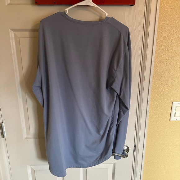 Men’s Henley Drop-Cut Long Sleeve: LUX size XL - Picture 3 of 3